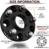 imageCKAuto 2 Pack 5x5 Hub Centric Wheel Spacers 150quot 5x127mm Wheel Spacers 715mm Center Bore with 12quot Studs125 Thick  2 pack