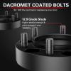 imageCKAuto 2 Pack 5x5 Hub Centric Wheel Spacers 150quot 5x127mm Wheel Spacers 715mm Center Bore with 12quot Studs125 Thick  4 pack