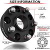 imageCKAuto 2 Pack 5x5 Hub Centric Wheel Spacers 150quot 5x127mm Wheel Spacers 715mm Center Bore with 12quot Studs150 Thick  2 pack