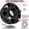 imageCKAuto 2 Pack 5x5 Hub Centric Wheel Spacers 150quot 5x127mm Wheel Spacers 715mm Center Bore with 12quot Studs200 Thick  4 pack