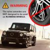imageCKAuto 2 pcs 12quot300mm Metal Valve Stem Extenders Universal Valve Stem Extensions Made of EPDM Rubber fit for Heavy Vehicles Silver6 Pack Angled