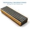 imageCKAuto 30pcs 8quot Black Tire Repair Strings Automotive Tool Tire Repair Plugs for Tubeless OffRoad Tires Car Bike ATV UTV Wheelbarrow MowerBlack