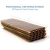imageCKAuto 30pcs 8quot Black Tire Repair Strings Automotive Tool Tire Repair Plugs for Tubeless OffRoad Tires Car Bike ATV UTV Wheelbarrow MowerBrown