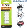 imageCKAuto 4 Pcs Aluminum Tire Valve Stem Caps with N2 Nitrogen Logo Universal Stem Covers for Cars SUVs Bike and Bicycle Trucks Motorcycles  TPMS Safe  Corrosion Resistant  Dust Proof SilverSilverN2
