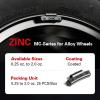 imageCKAuto MC Style Zinc Clip on Wheel Weights 025oz 14oz Coated 25PcsBoxblack