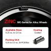 imageCKAuto MC Style Zinc Clip on Wheel Weights 025oz 14oz Coated 25PcsBoxblack