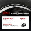 imageCKAuto MC Style Zinc Clip on Wheel Weights 025oz 14oz Coated 25PcsBoxblack