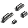 imageCKAuto MC Style Zinc Clip on Wheel Weights 025oz 14oz Coated 25PcsBoxblack