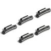 imageCKAuto MC Style Zinc Clip on Wheel Weights 025oz 14oz Coated 25PcsBoxblack