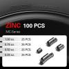 imageCKAuto MC Style Zinc Clip on Wheel Weights 025oz 14oz Coated 25PcsBoxblack