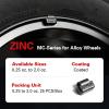 imageCKAuto MC Style Zinc Clip on Wheel Weights 025oz 14oz Coated 25PcsBoxblack