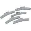 imageCKAuto MC Style Zinc Clip on Wheel Weights 025oz 14oz Coated 25PcsBoxold gray