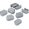 imageCKAuto MC Style Zinc Clip on Wheel Weights 025oz 14oz Coated 25PcsBoxold gray