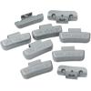 imageCKAuto MC Style Zinc Clip on Wheel Weights 025oz 14oz Coated 25PcsBoxold gray