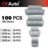 imageCKAuto MCSeries Coated 12oz 05oz Lead Clip on Wheel Weights 25PcsBox025oz10oz