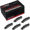 imageCKAuto P Series Zinc Clip on Wheel Weights 1oz Coated 25PcsBox Fit for Steel Wheelblack