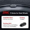 imageCKAuto P Series Zinc Clip on Wheel Weights 1oz Coated 25PcsBox Fit for Steel Wheelblack