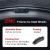 imageCKAuto P Series Zinc Clip on Wheel Weights 1oz Coated 25PcsBox Fit for Steel Wheelblack