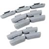 imageCKAuto P Series Zinc Clip on Wheel Weights 1oz Coated 25PcsBox Fit for Steel Wheelold gray