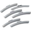 imageCKAuto P Series Zinc Clip on Wheel Weights 1oz Coated 25PcsBox Fit for Steel Wheelold gray