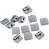 imageCKAuto P Series Zinc Clip on Wheel Weights 1oz Coated 25PcsBox Fit for Steel Wheelold gray