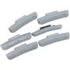 imageCKAuto P Series Zinc Clip on Wheel Weights 1oz Coated 25PcsBox Fit for Steel Wheelold gray