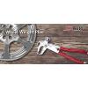 imageCKAuto P Style Uncoated 025oz 10oz Lead Clip on Wheel Weight Assortments 25Pcs Style Total 100PcsBox WWheel Weight Hammer Tool