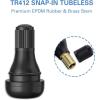 imageCKAuto TR413 Rubber Snapin Tire Valve Stem 100pcsbagTR412