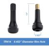 imageCKAuto TR413 Rubber Snapin Tire Valve Stem 100pcsbagTR414