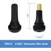 imageCKAuto TR414 Rubber Snapin Tire Valve Stem 5pcsBagTR413
