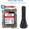 imageCKAuto TR414 Rubber Snapin Tire Valve Stem 5pcsBagTR414