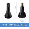imageCKAuto TR414 Rubber Snapin Tire Valve Stem 5pcsBagTR415