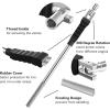 imageCKAuto Tire Valve Stem PullerInstaller with Tire Valve Core Tool No Scratch High Tensile Strength Red Plastic Tire Valve Toolpuller