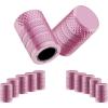 imageCKAuto Tire Valve Stem Caps Silver 10 pcsPack Anodized Aluminum Tire Cap Set Corrosion Resistant Universal Stem Covers for Cars Trucks Motorcycles SUVs and BikesPink