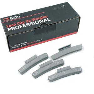 imageCKAuto MCSeries Coated 12oz 05oz Lead Clip on Wheel Weights 25PcsBox175oz