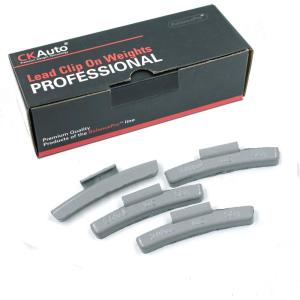 imageCKAuto MCSeries Coated 12oz 05oz Lead Clip on Wheel Weights 25PcsBox20oz