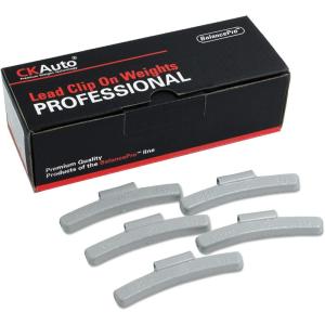 imageCKAuto MCSeries Coated 12oz 05oz Lead Clip on Wheel Weights 25PcsBox225oz