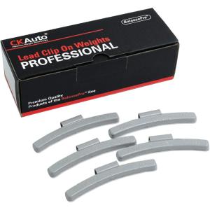 imageCKAuto MCSeries Coated 12oz 05oz Lead Clip on Wheel Weights 25PcsBox275oz