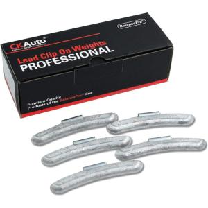 imageCKAuto P Style 34oz 075oz Lead Clip on Wheel Weights Uncoated 50PcsBox275oz