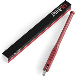 imageCKAuto Tire Valve Stem PullerInstaller with Tire Valve Core Tool No Scratch High Tensile Strength Red Plastic Tire Valve Tool2 in 1