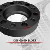 imageCKAuto 4 Pack 6x55 Hub Centric Wheel Spacers 200quot 6x1397mm Wheel Spacers 1061mm Center Bore with M12x15 Studs15 Thick  2 pack