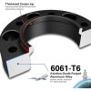 imageCKAuto 4 Pack 6x55 Hub Centric Wheel Spacers 200quot 6x1397mm Wheel Spacers 1061mm Center Bore with M12x15 Studs15 Thick  2 pack