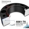 imageCKAuto 4 Pack 6x55 Hub Centric Wheel Spacers 200quot 6x1397mm Wheel Spacers 1061mm Center Bore with M12x15 Studs200 Thick  2 pack