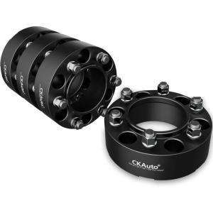 imageCKAuto 4 Pack 6x55 Hub Centric Wheel Spacers 200quot 6x1397mm Wheel Spacers 1061mm Center Bore with M12x15 Studs200 Thick  4 pack