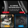 imageCKAuto Combination All Purpose Tire Repair Patch Kit Heavy Duty Tire Plug Repair Kit Flat for Car Van Truck Bus Motorcycle and Inner Tire Round 100pcsDia 45mm 100pcs