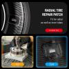 imageCKAuto Radial Tire Repair Patch Kit Heavy Duty Tire Plug Repair Kit Flat for Cars Vans SUVs Buses ampamp Heavy Trucks Tractor Agricultural Vehicles Rectangle 225quot4310quot 60  110mm 20pcs65  80mm 20pcs