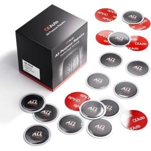 imageCKAuto All Purpose Tire Repair Patch Kit Heavy Duty Tire Plug Repair Kit Flat for Car Van Truck Bus Motorcycle and Inner TireRound Dia 145quot45mm 100pcsDia 45mm 100pcs